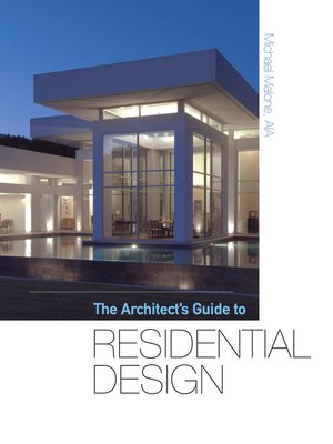 cover image of The Architect's Guide to Residential Design